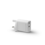 dbramante1928 re-charge - UK Wall Charger 2x USB-C 30W - W