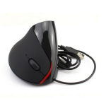 JLC Ergonomic USB Mouse - Black/Red