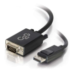 C2G 15ft (4.6m) DisplayPortTM Male to VGA Male Active Adapter Cable - Black