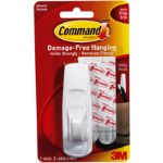 COMMAND 3M COMMAND ADH WHITE LGE HOOK 17003