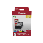 Canon 2052C006/CLI-581XL Ink cartridge multi pack Bk,C,M,Y high-capacity + Photopaper 50 sheet Pack=4 for Canon Pixma TS 6150/8150