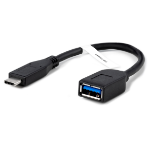Plugable Technologies USBC-AF3 USB cable 7.87" (0.2 m) USB 3.2 Gen 1 (3.1 Gen 1) USB A Black
