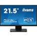 iiyama ProLite T2252MSC-B2 computer monitor 54.6 cm (21.5") 1920 x 1080 pixels Full HD LCD Touchscreen Black