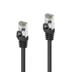 PureLink IQ-PC1000-100 networking cable Black 10 m Cat6a S/FTP (S-STP) Round