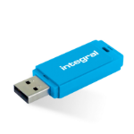 Integral 128GB USB2.0 DRIVE NEON BLUE