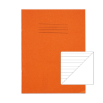 Rhino 9 x 7 Exercise Book 48 Page Orange F8/B (Pack of 100)