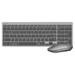 LogiLink Keyboard 2.4G & BT Combo set, grey