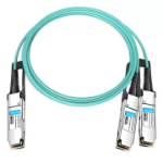 Nvidia MFS1S50-H003V InfiniBand en Glasvezelkabel 3 m QSFP56 2x QSFP56 Blauw