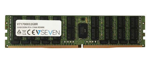 Image of V7 32GB DDR4 PC4-170000 - 2133Mhz SERVER REG Server Memory Module...
