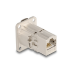 DeLOCK D-Type RJ45 built-in connector / coupler Cat.6A STP metal