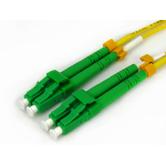 4Cabling 5m LC/APC - LC/APC OS1 / OS2 Singlemode Fibre Optic Duplex Cable | 3mm Oversleaving