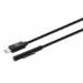 Manhattan USB-C to Microsoft Surface Charging Cable, 1.8m, Male to Male. 15V/3A, Black, Charge only - no data transmission, Lifetime Warranty