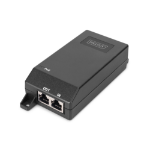 Digitus Gigabit Ethernet PoE+ injector, 802.3at, 30 W