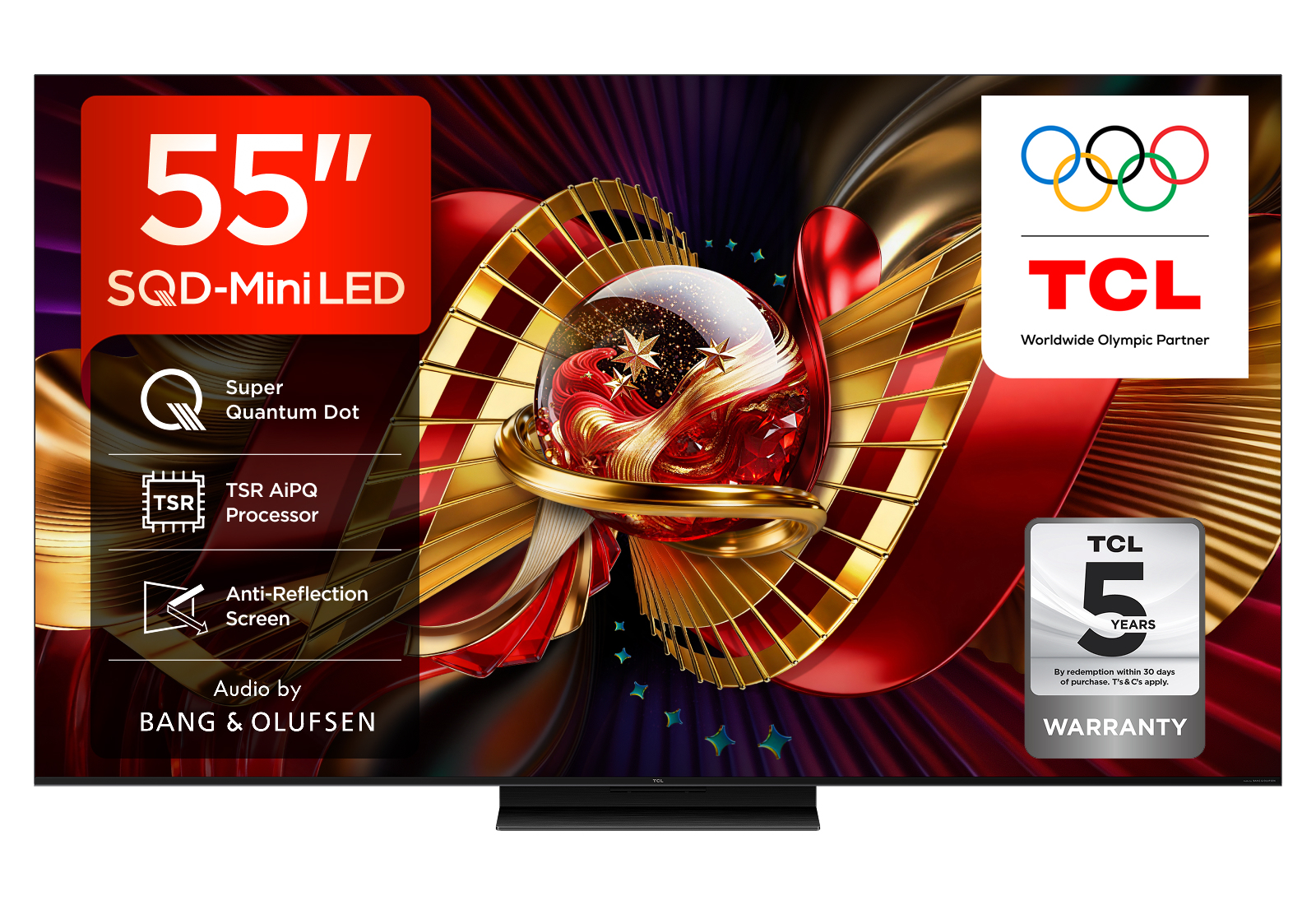 Tcl Light C8l 55C8l-Uk Tv 139.7 Cm (55") 4K Ultra Hd Smart Tv Wi-Fi Bla