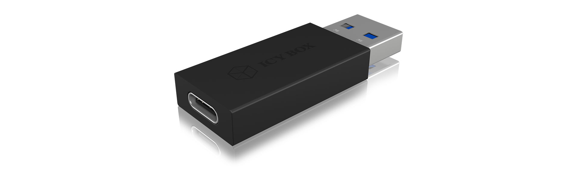 ICY BOX IB-CB015 USB Type-C 3.1 (Gen 2) USB Type-A 3.1 (Gen 2) Black