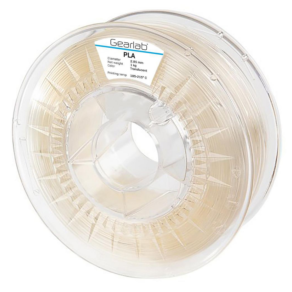 Gearlab GLB251470 3D printing material Polylactic acid (PLA) Translucent 1.05 kg