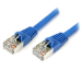 StarTech.com 6 ft Blue Shielded (Snagless) Category 5e (350 MHz) STP Patch Cable networking cable 72" (1.83 m)