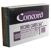 Image of Concord RECD CRD 5X3 AST P PK100