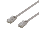 Deltaco TP-65-FL networking cable Grey 5 m Cat6 U/UTP (UTP)