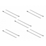 DeLOCK 18775 cable tie Releasable cable tie Stainless steel 10 pc(s)