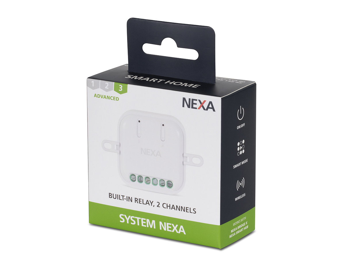 NEXA MCMR-3000 mottagare för smarta hem 433.92 MHz Vit