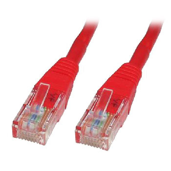Videk Booted Cat5e STP RJ45 to RJ45 Patch Cable Red 1.5Mtr