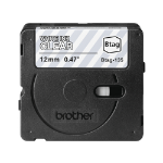 Brother BTAG135 12MM WHITE ON CLEAR TAPE