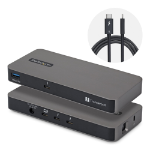 StarTech.com 4-Port Thunderbolt 5 Hub with Thunderbolt Share KVM, 80/120Gbps, 8K Multi-Display, 140W PD, USB-A 10Gbps, TB4 & USB4, MacBook M4 Pro M4 Max M5