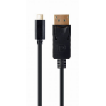 Gembird A-CM-DPF-02 video cable adapter 0.15 m USB Type-C DisplayPort Black