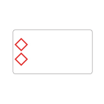 Brother LTZ12075F2PI self-adhesive label Rectangle White, Red