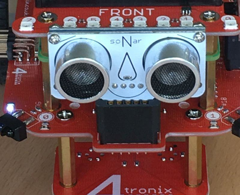 4tronix Ultrasonic Distance Sensor Breakout 4-tronix Experimentkort Blå