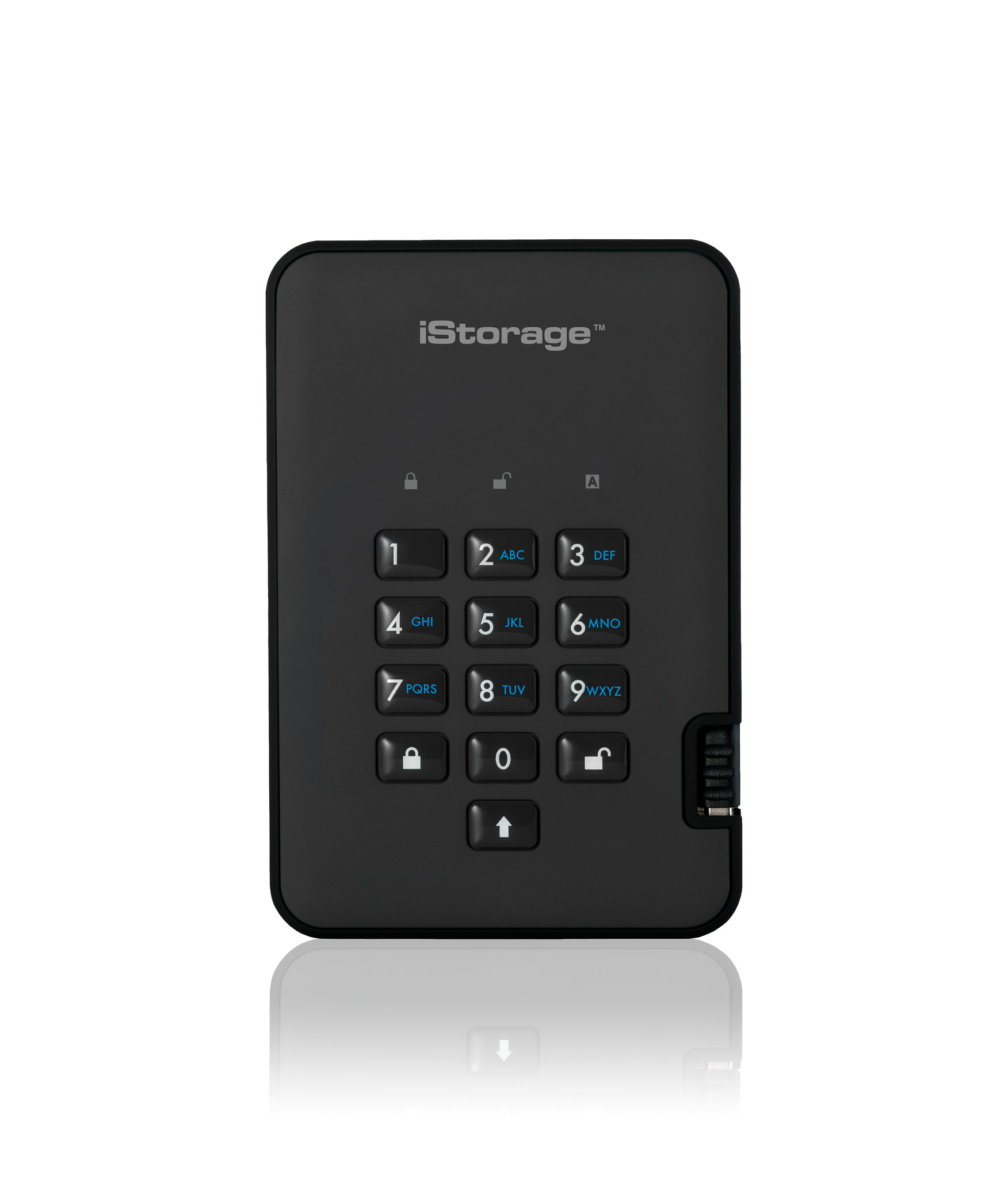 iStorage diskAshur2 256-bit 500GB USB 3.1 secure encrypted hard...