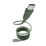 PanzerGlass empower™ by ® Magnetic 240W USB-C to USB-C Cable | USB 2.0 | 1.5M | Sage USB-kabel Groen