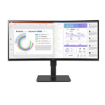 LG 34BQ77QE-B computer monitor 34" 3440 x 1440 pixels UltraWide Quad HD LED Black