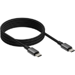 Vision TC 1MUSBCMAG/BL USB cable USB 3.2 Gen 2 (3.1 Gen 2) 1 m USB C Black