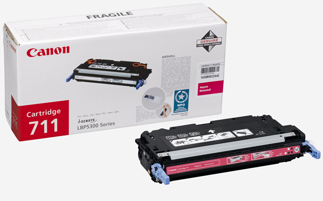 Canon 1658B002/711M Toner cartridge magenta, 6K pages for Canon LBP-5300