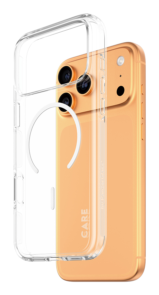 PanzerGlass CARE by Â® Flagship Case Transparent Urban Explorer w. White MagSafe iPhone 17 Pro Max