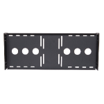 RackSolutions MON-BRK-163 monitor mount / stand 50.8 cm (20") Wall Black