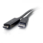C2G 80694 video cable adapter 1.8 m DisplayPort HDMI Black