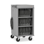 Bretford CUBE Cart Slim Pro Portable device management cabinet Dark Gray