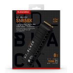 Western Digital WD_BLACK™ SN850X NVMe™ SSD POWERED BY SANDISK 8 TB, [With Heatsink]
