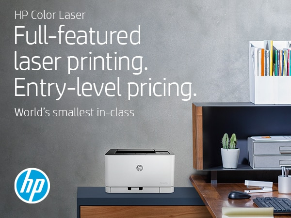 HP Color Laser 150nw A4 Wireless Colour Laser Printer 4ZB95A