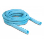 DeLOCK Woven Sleeve self-closing heat-resistant 5 m x 19 mm blue