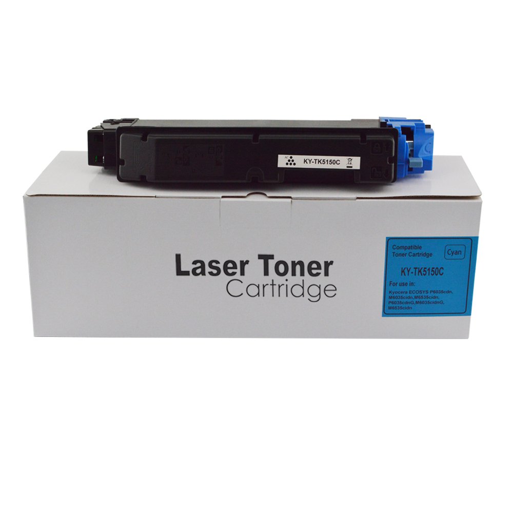 Image of CTS Wholesale Compatible Kyocera TK5150C Cyan Toner - 1T02NSCNL0
