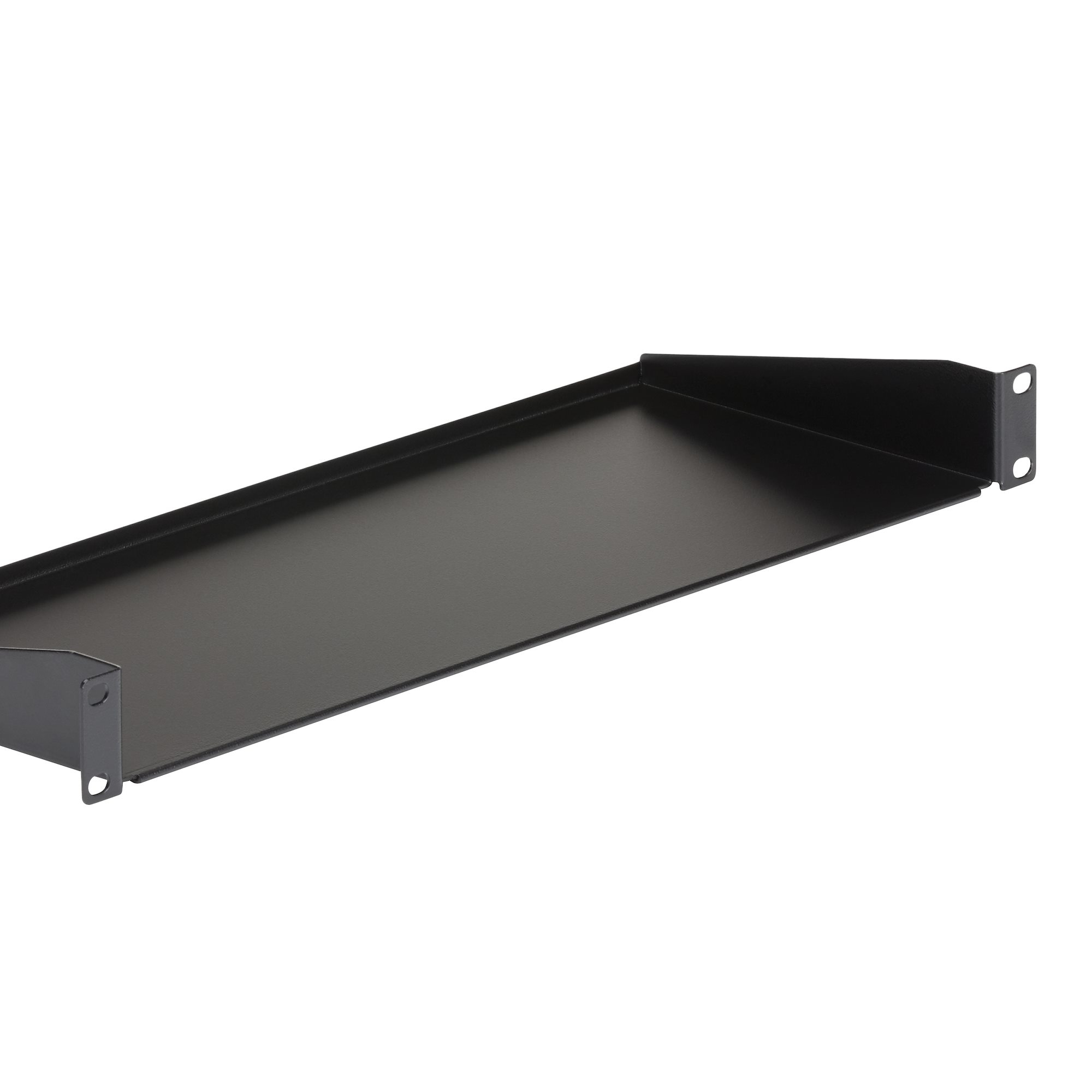 StarTech.com 1U 7in Depth Universal Fixed Rack Mount Shelf &ndash; 33lbs / 15kg