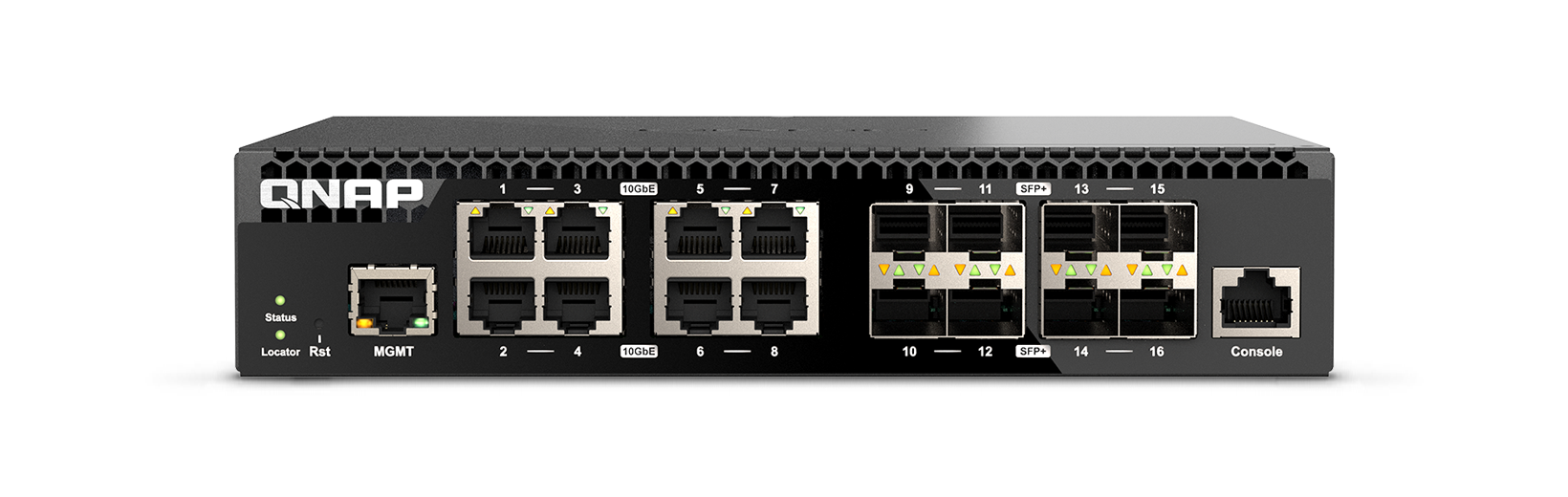 Photos - Switch QNAP QSW-M3216R-8S8T network  Managed L2/L3 10G Ethernet (100/10 