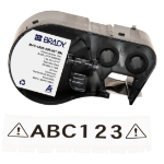 Brady M4C-1000-595-WT-BK printer label Black, White Self-adhesive printer label