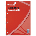 Silvine STUDENTS NOTEBOOK A4 PK12