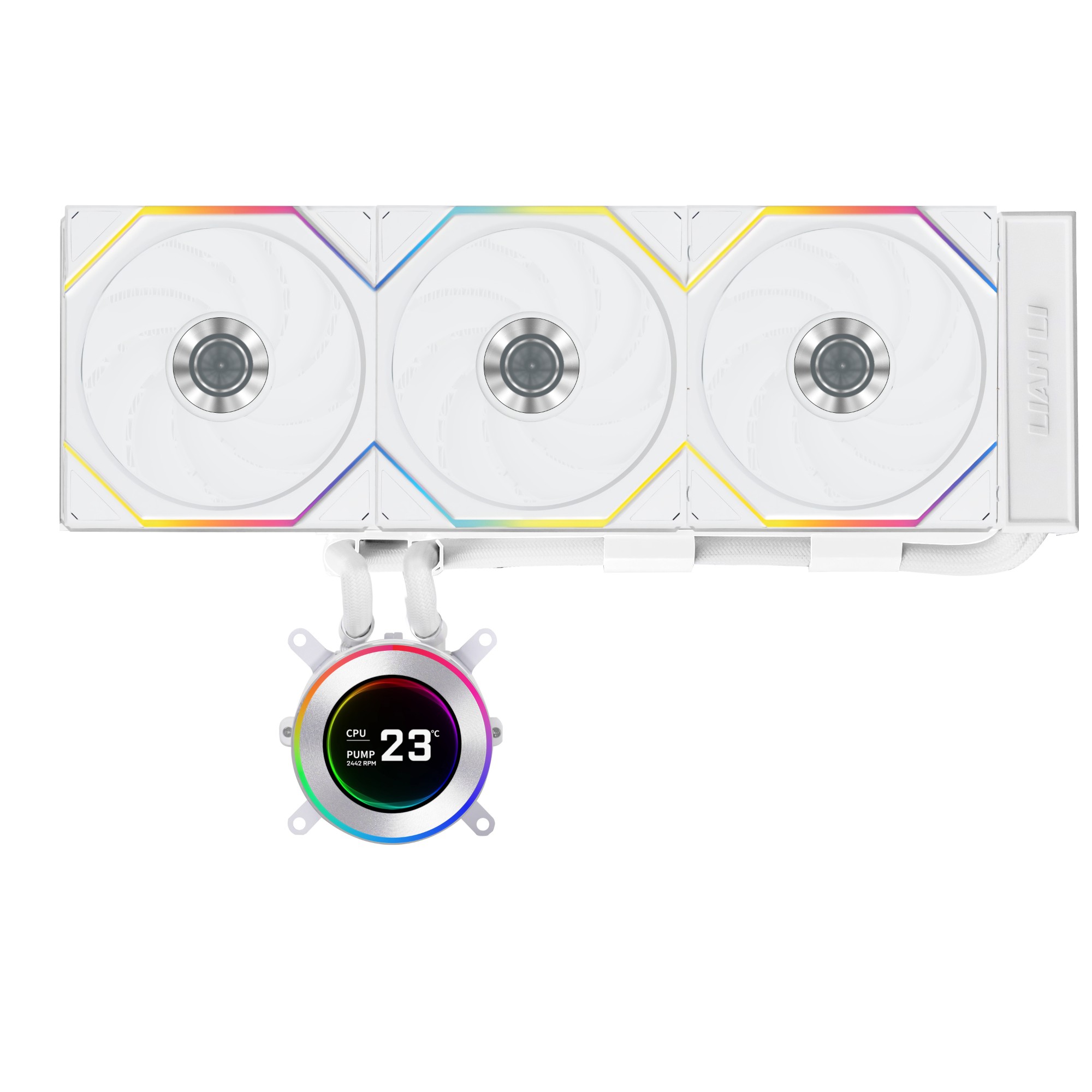 Lian Li White Ga Ii Hydroshift Ii Lcd-C 360Tl Processor All-In-One Liquid Co