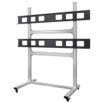 Monoprice 16116 TV mount 55" Black, Silver